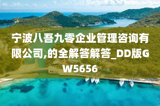 宁波八吾九零企业管理咨询有限公司,的全解答解答_DD版GW5656