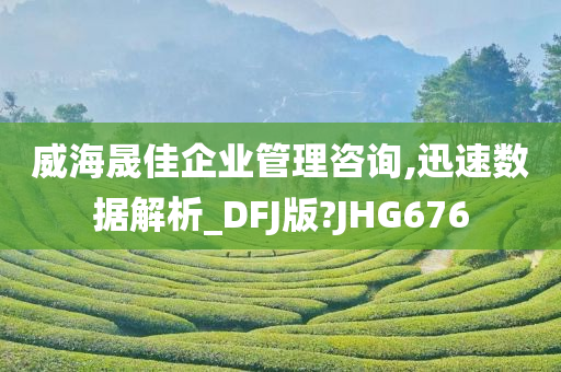 威海晟佳企业管理咨询,迅速数据解析_DFJ版?JHG676