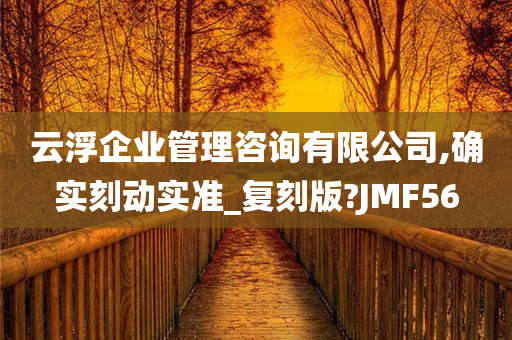 云浮企业管理咨询有限公司,确实刻动实准_复刻版?JMF56