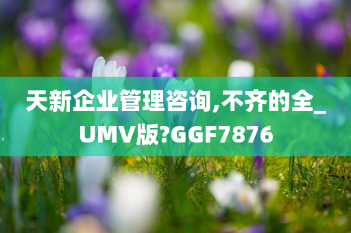 天新企业管理咨询,不齐的全_UMV版?GGF7876