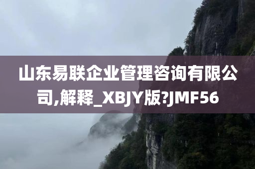 山东易联企业管理咨询有限公司,解释_XBJY版?JMF56