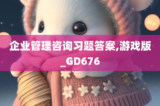 企业管理咨询习题答案,游戏版_GD676