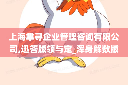 上海芈寻企业管理咨询有限公司,迅答版领与定_浑身解数版