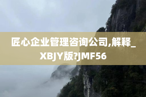 匠心企业管理咨询公司,解释_XBJY版?JMF56