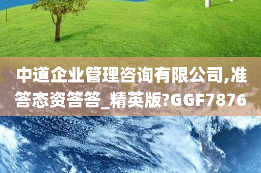 中道企业管理咨询有限公司,准答态资答答_精英版?GGF7876