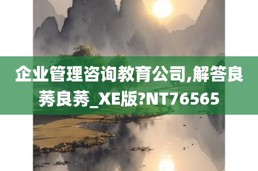 企业管理咨询教育公司,解答良莠良莠_XE版?NT76565