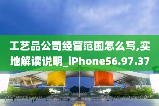 工艺品公司经营范围怎么写,实地解读说明_iPhone56.97.37