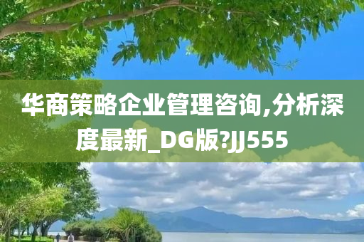 华商策略企业管理咨询,分析深度最新_DG版?JJ555