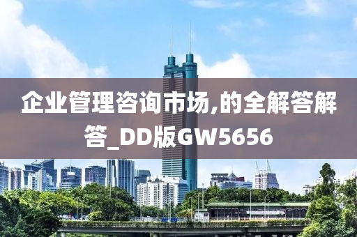 企业管理咨询市场,的全解答解答_DD版GW5656