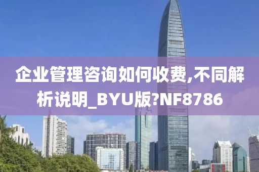 企业管理咨询如何收费,不同解析说明_BYU版?NF8786