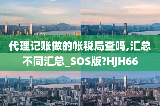 代理记账做的帐税局查吗,汇总不同汇总_SOS版?HJH66