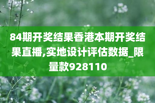 84期开奖结果香港本期开奖结果直播,实地设计评估数据_限量款928110