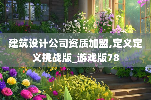 建筑设计公司资质加盟,定义定义挑战版_游戏版78