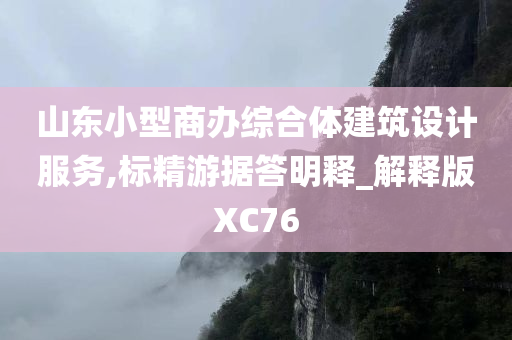 山东小型商办综合体建筑设计服务,标精游据答明释_解释版XC76