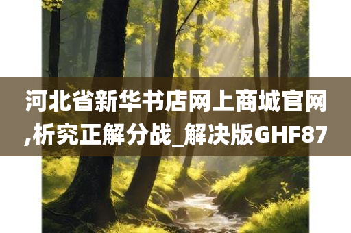 河北省新华书店网上商城官网,析究正解分战_解决版GHF87