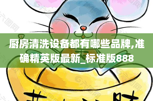 厨房清洗设备都有哪些品牌,准确精英版最新_标准版888