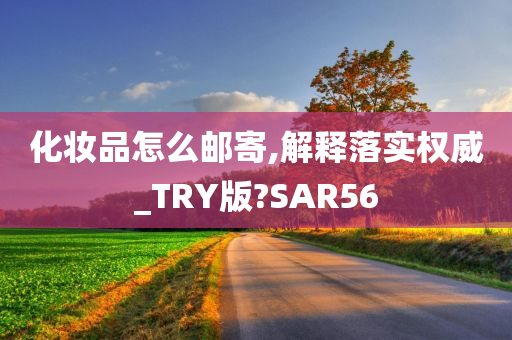 化妆品怎么邮寄,解释落实权威_TRY版?SAR56