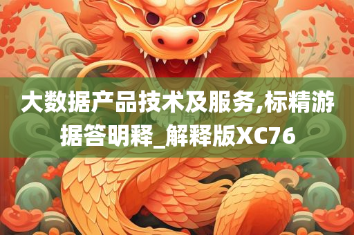 大数据产品技术及服务,标精游据答明释_解释版XC76