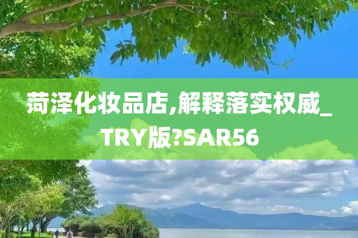 菏泽化妆品店,解释落实权威_TRY版?SAR56