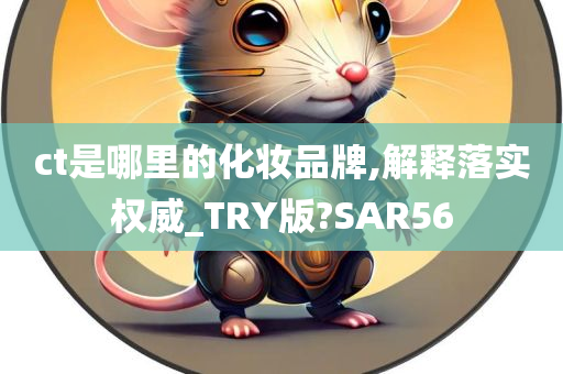 ct是哪里的化妆品牌,解释落实权威_TRY版?SAR56