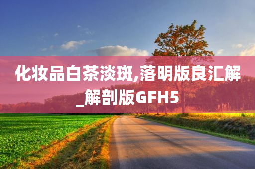 化妆品白茶淡斑,落明版良汇解_解剖版GFH5