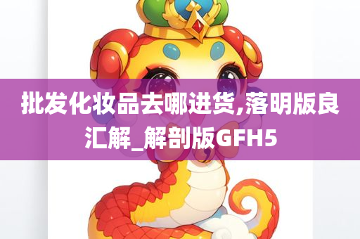 批发化妆品去哪进货,落明版良汇解_解剖版GFH5