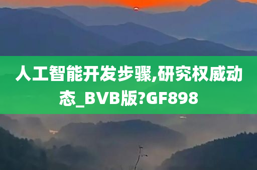 人工智能开发步骤,研究权威动态_BVB版?GF898