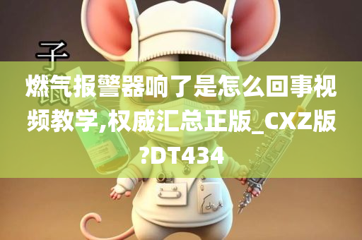 燃气报警器响了是怎么回事视频教学,权威汇总正版_CXZ版?DT434