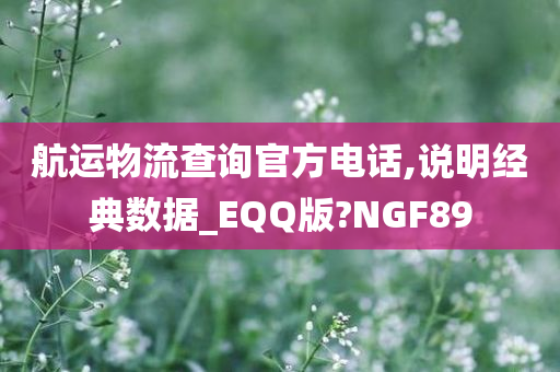 航运物流查询官方电话,说明经典数据_EQQ版?NGF89