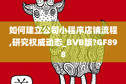 如何建立公司小程序店铺流程,研究权威动态_BVB版?GF898