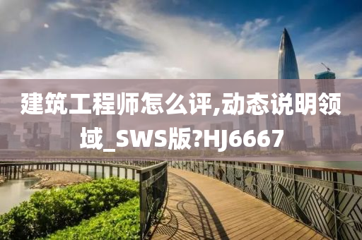 建筑工程师怎么评,动态说明领域_SWS版?HJ6667