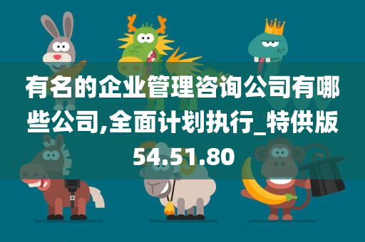 有名的企业管理咨询公司有哪些公司,全面计划执行_特供版54.51.80