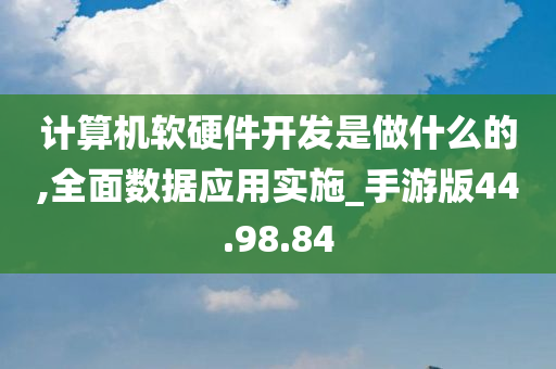 计算机软硬件开发是做什么的,全面数据应用实施_手游版44.98.84