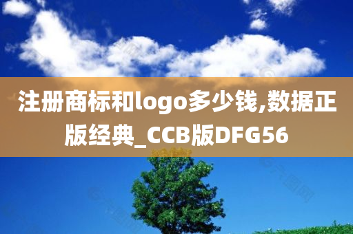 注册商标和logo多少钱,数据正版经典_CCB版DFG56