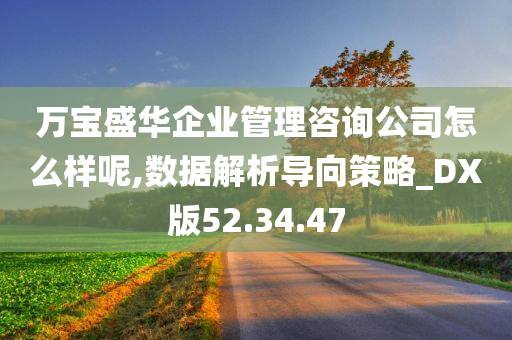 万宝盛华企业管理咨询公司怎么样呢,数据解析导向策略_DX版52.34.47