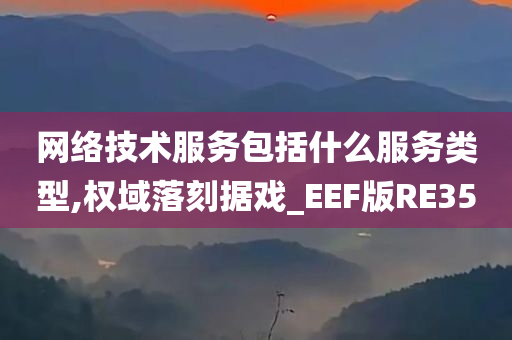 网络技术服务包括什么服务类型,权域落刻据戏_EEF版RE35