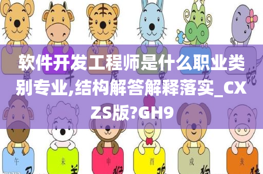 软件开发工程师是什么职业类别专业,结构解答解释落实_CXZS版?GH9