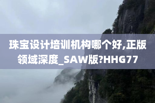 珠宝设计培训机构哪个好,正版领域深度_SAW版?HHG77