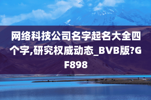 网络科技公司名字起名大全四个字,研究权威动态_BVB版?GF898