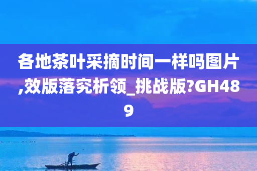 各地茶叶采摘时间一样吗图片,效版落究析领_挑战版?GH489