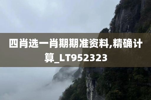 四肖选一肖期期准资料,精确计算_LT952323