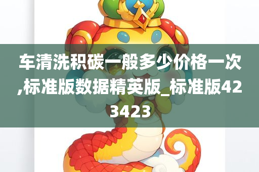 车清洗积碳一般多少价格一次,标准版数据精英版_标准版423423