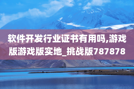 软件开发行业证书有用吗,游戏版游戏版实地_挑战版787878