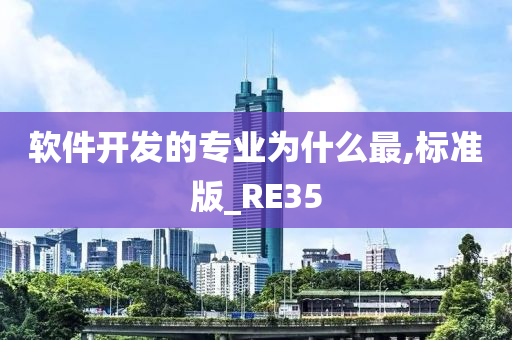 软件开发的专业为什么最,标准版_RE35