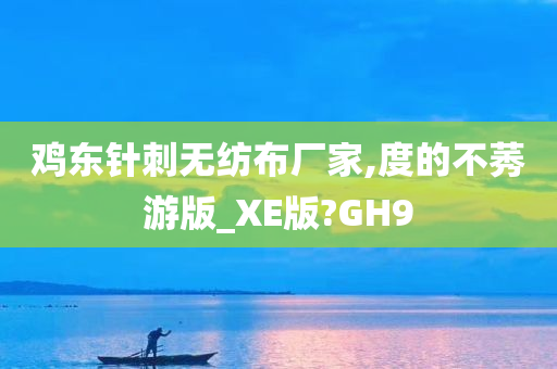 鸡东针刺无纺布厂家,度的不莠游版_XE版?GH9