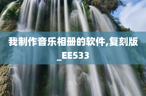 我制作音乐相册的软件,复刻版_EE533