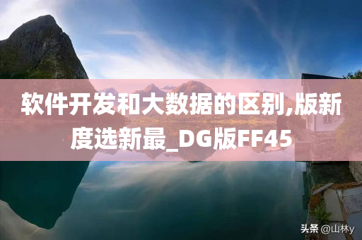 软件开发和大数据的区别,版新度选新最_DG版FF45