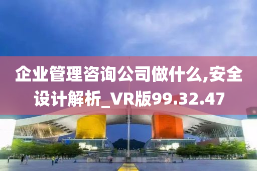 企业管理咨询公司做什么,安全设计解析_VR版99.32.47