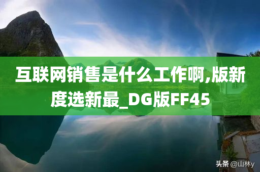 互联网销售是什么工作啊,版新度选新最_DG版FF45