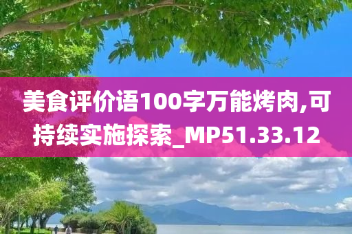 美食评价语100字万能烤肉,可持续实施探索_MP51.33.12